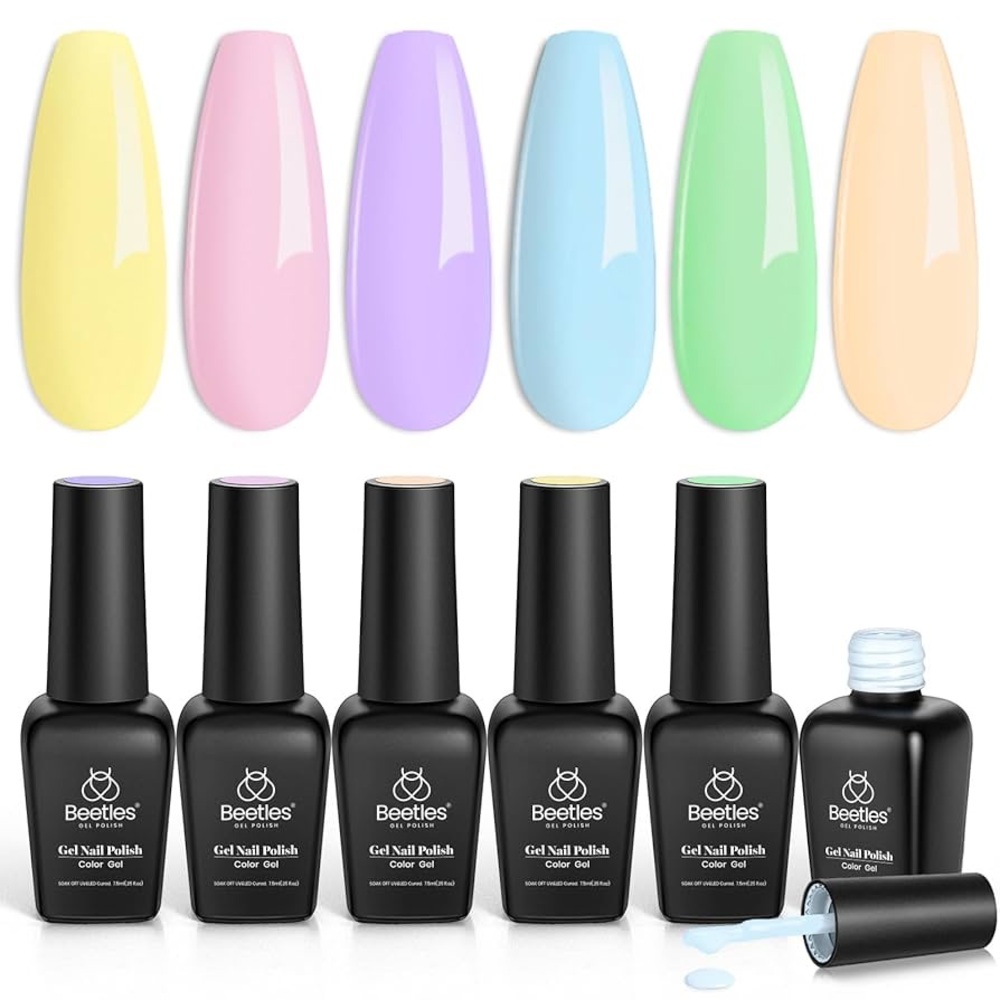 Beetles Pastel Candy Land Gel Nail Polish Set